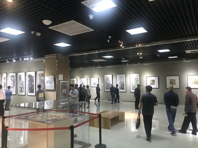 “大师引进工程” 名家书画作品展在省文化馆开幕